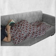 thumbnail image 6 of Geometric Soft Flannel Fleece Throw Blanket, Moroccan Star Design Inspired Middle Eastern Motifs, Cozy Plush for Indoor and Outdoor Use, 50" x 70", Vermilion Slate Blue, by Ambesonne, 6 of 6