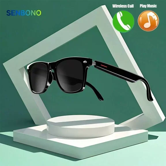 SENBONO New Intelligent Glasses, Sunglasses With Music/Call