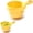 D, variant on Double Layer Wash Basket, Kitchen Strainer Bowl, Plastic Drain Basket with Handle, Fruit Vegetable Colander, Detachable Vegetable Washer for Efficient Fruit and Vegetable Straining, White
