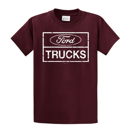 Truck Short - Ford Trucks Classic Square Logo Adlt T-Shirt