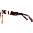 thumbnail image 2 of FEISEDY Retro Oversized Square Horn Sunglasses Semi Cat Eye Butterfly Glass Big Thick Bold Frame B2572, 2 of 6