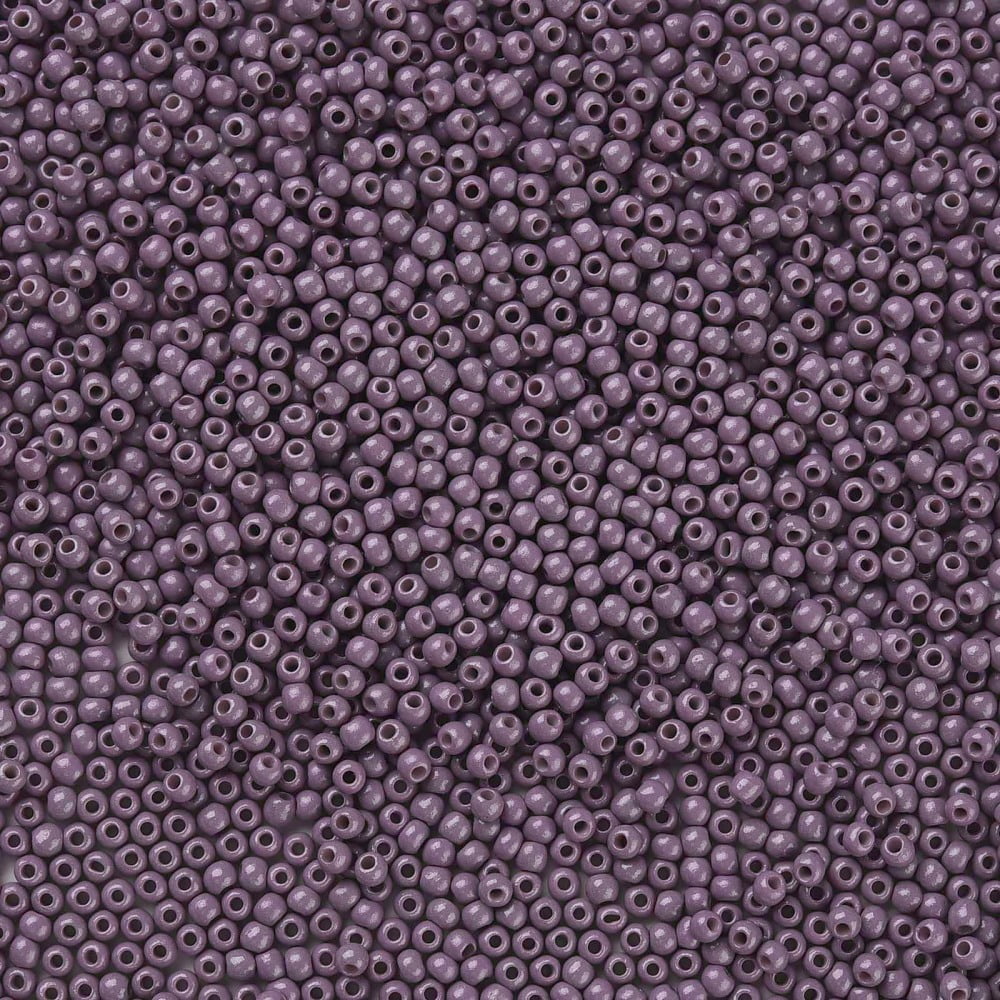 1 pound 11/0 Grade A Round Glass Seed Beads Baking Paint Old Rose 2.3x1.5mm Hole: 1mm 48500pcs/pound