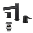 thumbnail image 2 of Kibi Circular 8" Bathroom Sink Widespread Faucet with Drain Assembly, 2 of 3