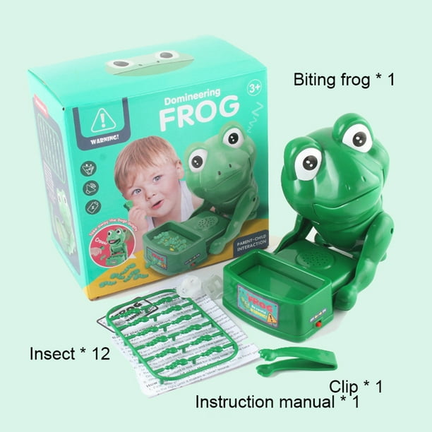 Amyove Frog Biting Prank Toys Stealing Insect Frog Board Games Developing Social Skills Reaction Ability Novel Frog Toy Gift For Kids Other