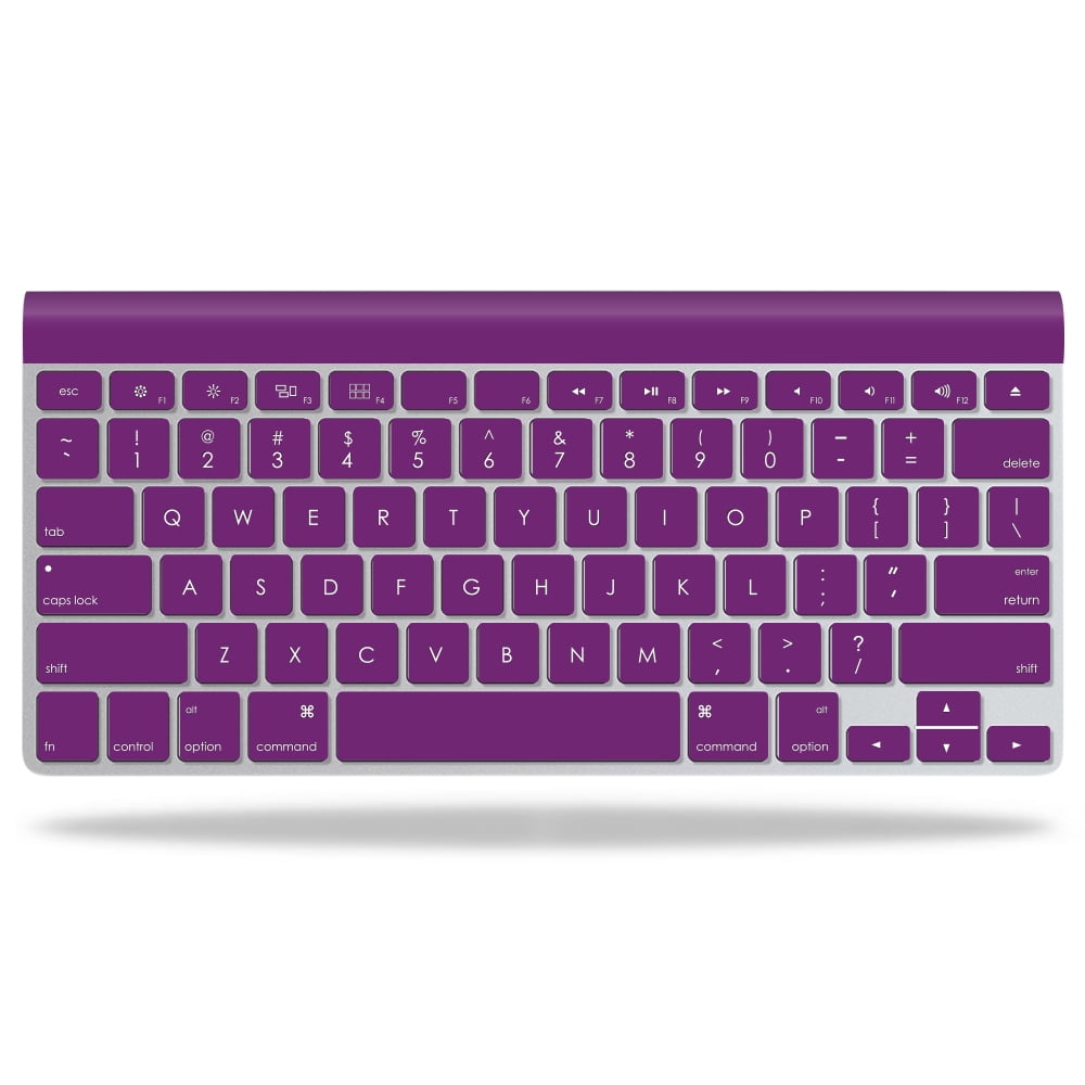 Skin Decal Wrap Compatible With Apple Wireless Keyboard Purple