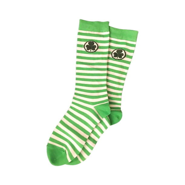 Calcetines elásticos Sunnimix Calcetines de Rayas Irlandeses de San Patricio