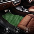 thumbnail image 4 of Uemuo Car Floor Mats - Christmas (2) Pattern Carpet Floor Mats for Cars, Auto Accessories Front & Rear Car Floor Foot Mat Sets of 4 Pieces, 4 of 6