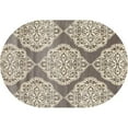 thumbnail image 2 of Art Carpet 841864103069 7 x 9 ft. Arabella Collection Medallion Woven Area Rug, Gray, 2 of 5