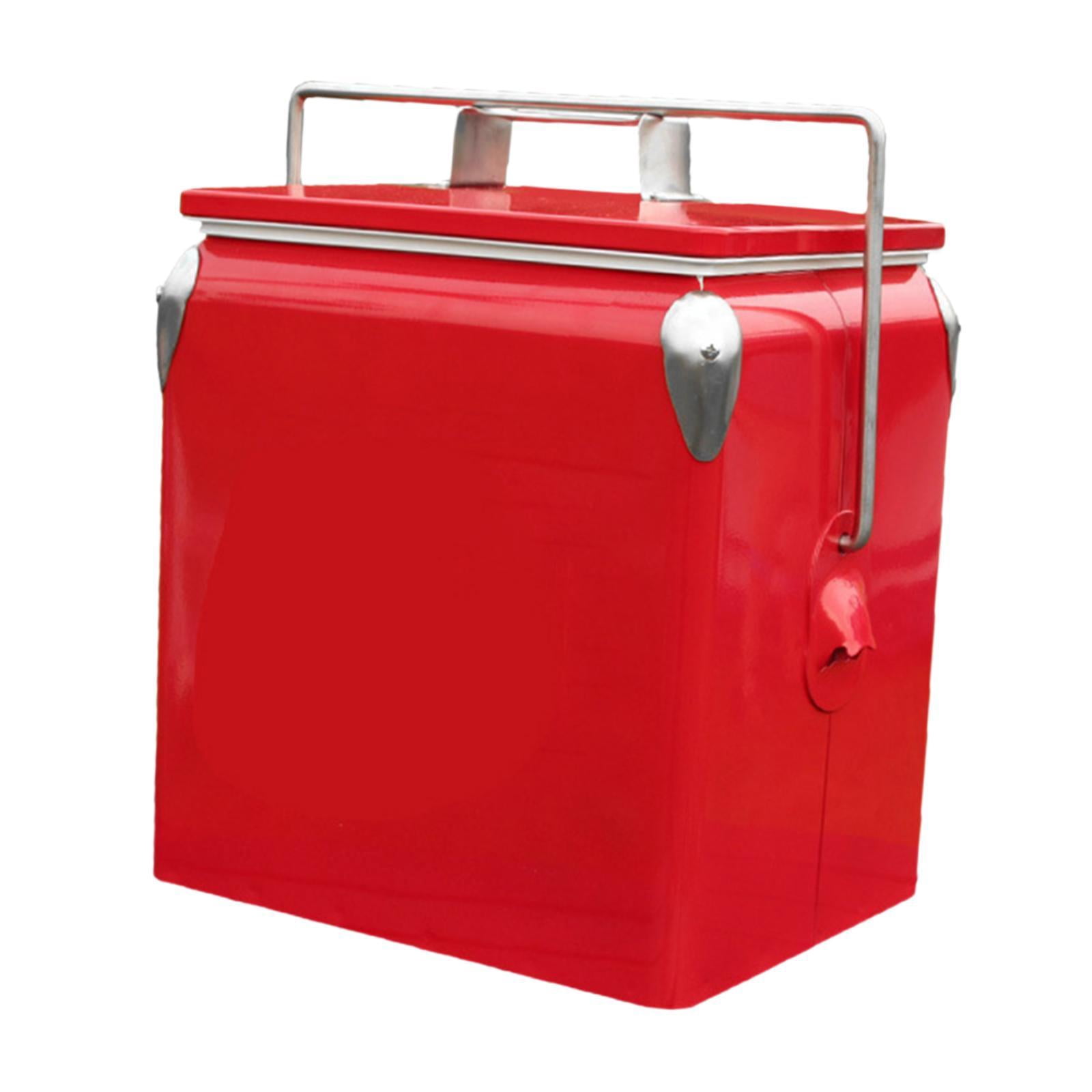 harayaa Ice Chest Portable Cold Storage Ice Box for Commercial Beach Barbecue red