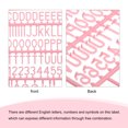 thumbnail image 4 of Tablero de letras de Fieltro Unique Bargains 3/4 Pulgadas Rosa 2uds, 4 of 6