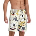 thumbnail image 2 of Cuphead Show Men's Short Pajama Pants Lightweight Daily Lounge Shorts Bottoms Sleepwear Cozy Soft Home Pajama Pants Shorts, 2 of 9