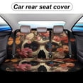 thumbnail image 5 of Gothic Skull Lover Car Rear Seat Cover Accessories Universal Fit Car Seat Covers Durable, 5 of 6