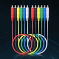thumbnail image 1 of 6 Pieces Multicoloured Test Wires 20AWG 30VAC 5A Test Leads Test Leads for Sharpla Cables de prueba de prueba, 1 of 8