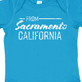 thumbnail image 4 of Inktastic From Sacramento California in White Distressed Text Boys or Girls Baby Bodysuit, 4 of 5