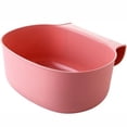 thumbnail image 1 of Oleegame 1PC Kitchen Cabinet Hanging Garbage Waste Bins Trash Storage Container Trash Can Basket Holder Rubbish Organizer Pink, 1 of 3