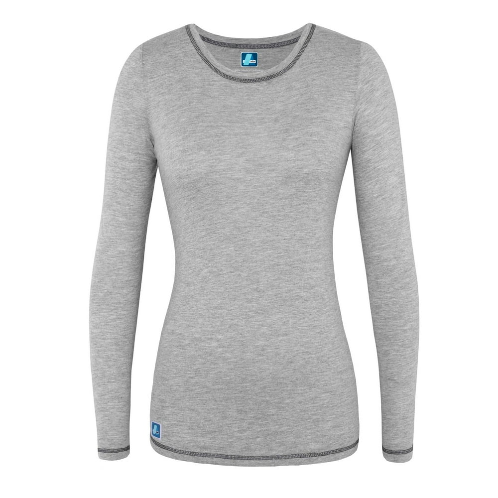Adar Womens Comfort Long Sleeve Fitted TShirt Underscrub Tee 3400