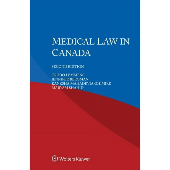Medical Law in Canada, (Paperback)