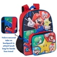 thumbnail image 2 of Set de mochilas RALME Super Mario para niños y niñas de 40 cm con fiambrera, 2 of 7