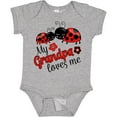 thumbnail image 3 of Inktastic My Grandpa Loves Me with Cute Ladybugs Boys or Girls Baby Bodysuit, 3 of 5