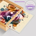 thumbnail image 4 of Chihuahua Portrait Watercolor Vintage Retro Styles Acrylic Plaque with Wood Photo Frame Box Dog Lover Gifts Idea Light Box - 00001, 4 of 5