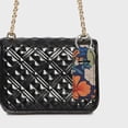 thumbnail image 2 of Unique Bargains 1 Pc Stylish Flower Pattern Lipstick and Perfume Cover Handbag Charm Decorative Keychain Blue, 2 of 5
