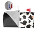 thumbnail image 4 of Mailbox Sleeve Reusable Waterproof Arc Opening With Soft Magnetic Strip Easy To Install Uv Protection 21x18 In Simple Cow Print Pattern1_1, 4 of 8