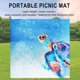 thumbnail image 5 of Manta de playa Manta de camping Manta de playa de gran tamaño Manta de pícnic Manta de pícnic portátil de gran tamaño impermeable a prueba de arena Wmkox8yii jkg1801, 5 of 9