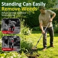thumbnail image 6 of BSHAPPLUS® Stand Up Weed Puller Tool, 59" Adjustable Long Handle Heavy Duty Steel Weeder with 4 Claw Root Remover, No Bending Back Pain Relief Weed Removal Tool for Lawn Garden Seniors, 6 of 8