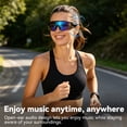 thumbnail image 2 of Smart Bluetooth Audio Glasses, Open-Ear Headphones with Music & Calls, UV400 for Sports, 2 of 7