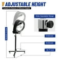 thumbnail image 3 of Professional Freestanding Hair Dryer with Infrared Technology – Adjustable Height, High Efficiency, and 360° Rotation for Salon Use, 3 of 19