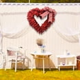 thumbnail image 6 of HOMYL Heart Shaped Wreath for Front Door Sign Romantic Party Valentines Day Wreath Type C, 6 of 8