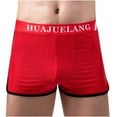 thumbnail image 2 of Lilgiuy Men's Boxer Three Points Shorts Mesh Breathable Panties Winter Fashion 2022, 2 of 5