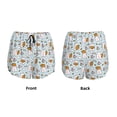 thumbnail image 5 of Lsque Carrot Rabbit Printed Women's Running Shorts with Liner Pockets,Elastic Quick Dry Workout Athletic Gym Yoga Shorts,Womens High Waist Shorts-X-Large, 5 of 9