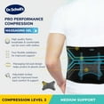 thumbnail image 2 of Dr. Scholl’s Compression Back Support with Massaging Gel, Breathable Fabric, (Size S/M), 2 of 7