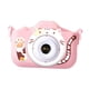 thumbnail image 1 of Cámara digital infantil, diseño compacto, juguete para niños y niñas, cámara de autorretratos para fiestas y eventos especiales gatito rosa, 1 of 9