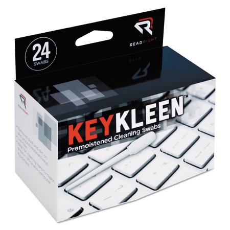 Read Right KeyKleen Premoistened Cleaning Swabs, 24/Box