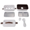 thumbnail image 2 of Electric Lunch Box, Lunch Box Food Heater Portable 304 Stainless Steel Container Food Grade Plastic  for School, 2 of 7