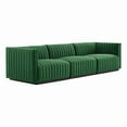 thumbnail image 2 of Conjure Channel Tufted Performance Velvet Sofa-EEI-5765-BLK-COG, 2 of 5