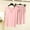 Pink, variant on Yotami Cozy Lounge Set for Women Summer Short Sleeve Breathable Round Neck Top and Shorts Pajama Set for Weekend Two-Piece Set Light Blue L