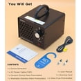 thumbnail image 2 of ONAMOR Ozone Generator Odor Eliminator 70000mg, High Capacity Ozone Machine Odor Removal Up to 6000 Sq.Ft, Ionizer Ozonator for Smoke, Car, Basement And P, 2 of 8