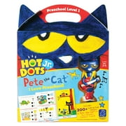 Educational Insights Hot Dots Jr Math & Reading Preschool Workbook Set, Includes Interactive Pete the Cat Pen, Ages 3+
