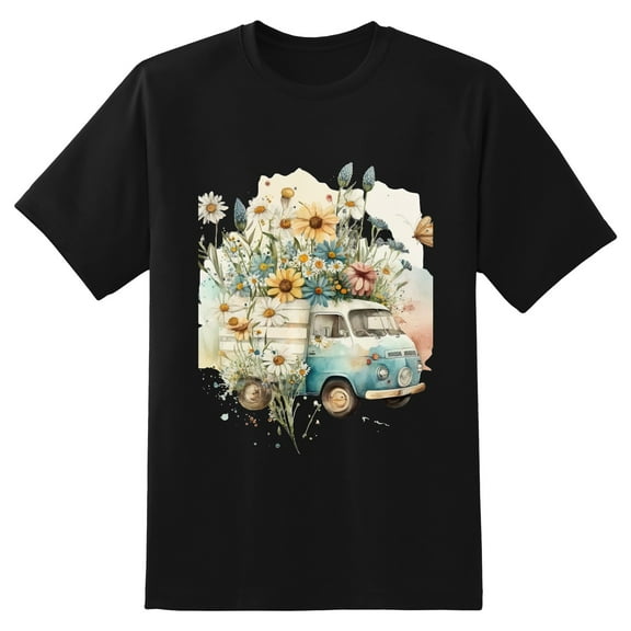 Men's Graphic TeeFlowers (15) Letter Print T-Shirts Round Neck Short Sleeves Sizes XS-5XL Summer Daily Casual Tops