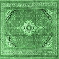 thumbnail image 1 of Ahgly Company Indoor Square Persian Emerald Green Traditional Area Rugs, 6' Square, 1 of 4