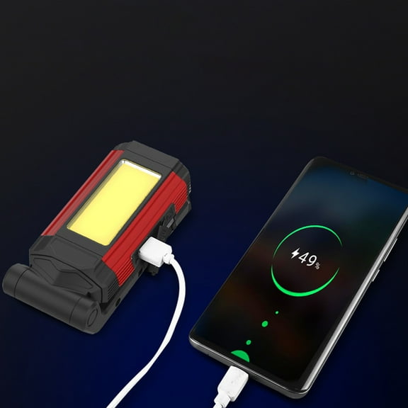 LEORX Portable Work Light with Folding Bracket High Brightness 1Set