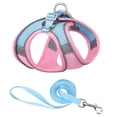 thumbnail image 1 of Conjunto de arnés y correa de malla suave para perros pequeños y gatos domésticos para pasear, 1 of 6