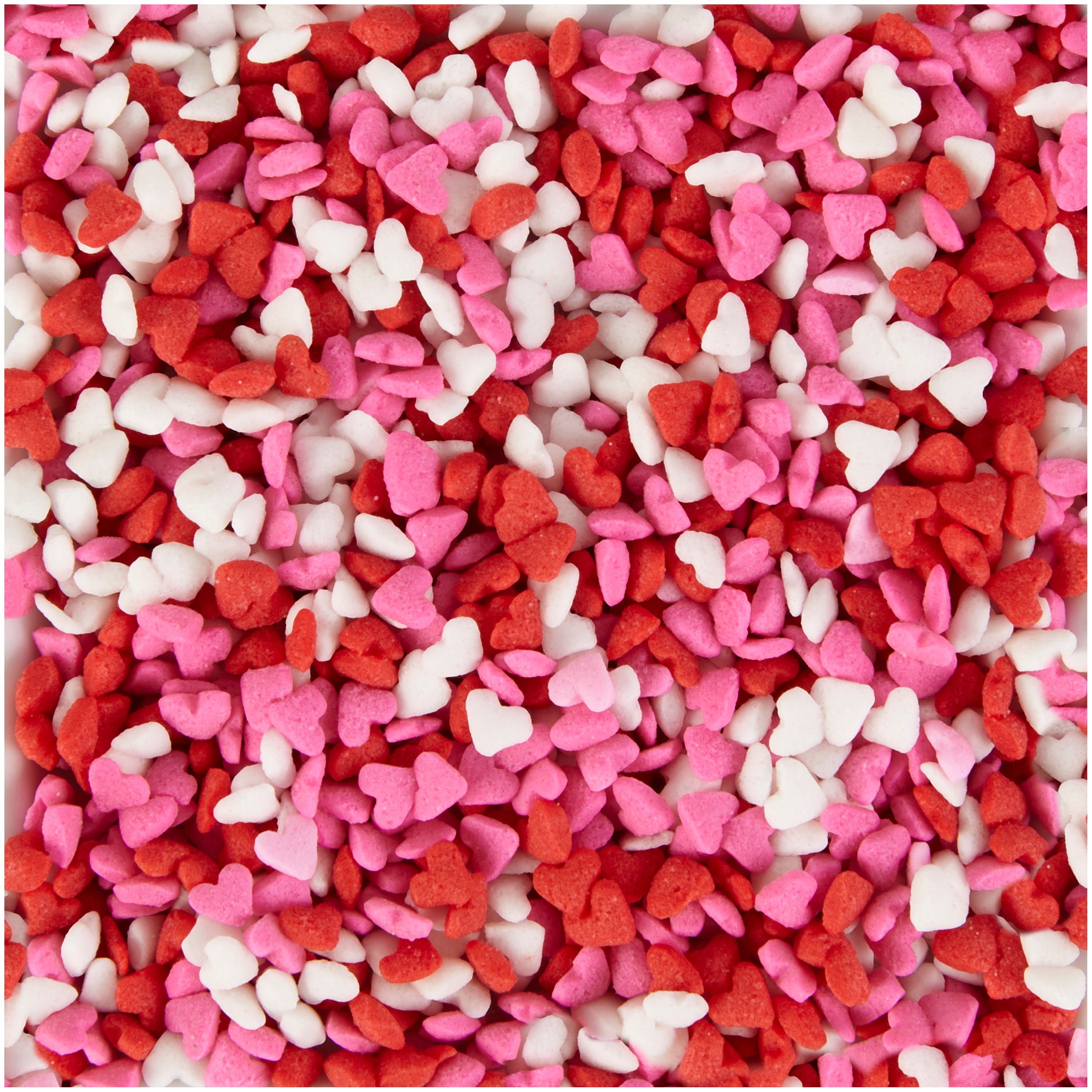 Wilton Red, Pink and White Micro Hearts Sprinkles, 2.65 oz. Walmart