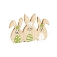 thumbnail image 1 of Cateissary Adornos de conejo de Pascua, decoraciones de para fiestas en casa, regalos, artesanal, suministros de mesa, estatua de Kits de decoración para fiestas, 1 of 6