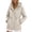 Beige, variant on Windbreaker Jacket Women Spring Fall Long Sleeve Windproof Waterproof Zip Up Hooded Travel Hiking Jackets with Pockets