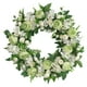 thumbnail image 2 of Guirnalda de peonías para primavera, verano, otoño e invierno, ideal para decorar la puerta de entrada en bodas. Blanco Verde1, 2 of 9