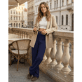 thumbnail image 7 of G4Free Waffle Wide Leg Dress Pants for Women High Waisted Work Trousers, 7 of 7